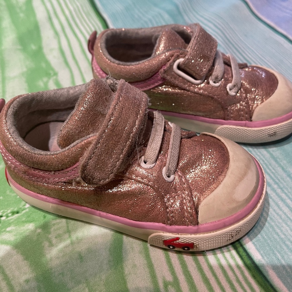 See Kai Run Stevie II Sneaker Rose Shimmer